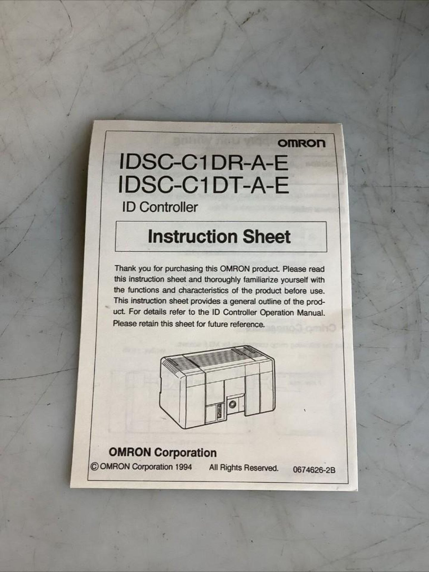 ( 2 ) OMRON IDSC-C1DR-A-E ID SYSTEM CONTROLLER - Image 15 of 16