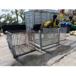 3 WIRE CONTAINER,...APPROX...40in x 32inx 30in / 45in x 45in x...30 in /...40in x...31in x...30in...