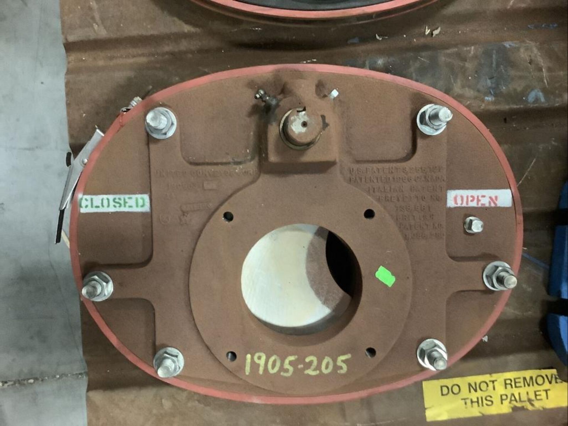 UNITED CONVEYOR UCC 1905-205 ROTARY SLIDE GATE VALVE