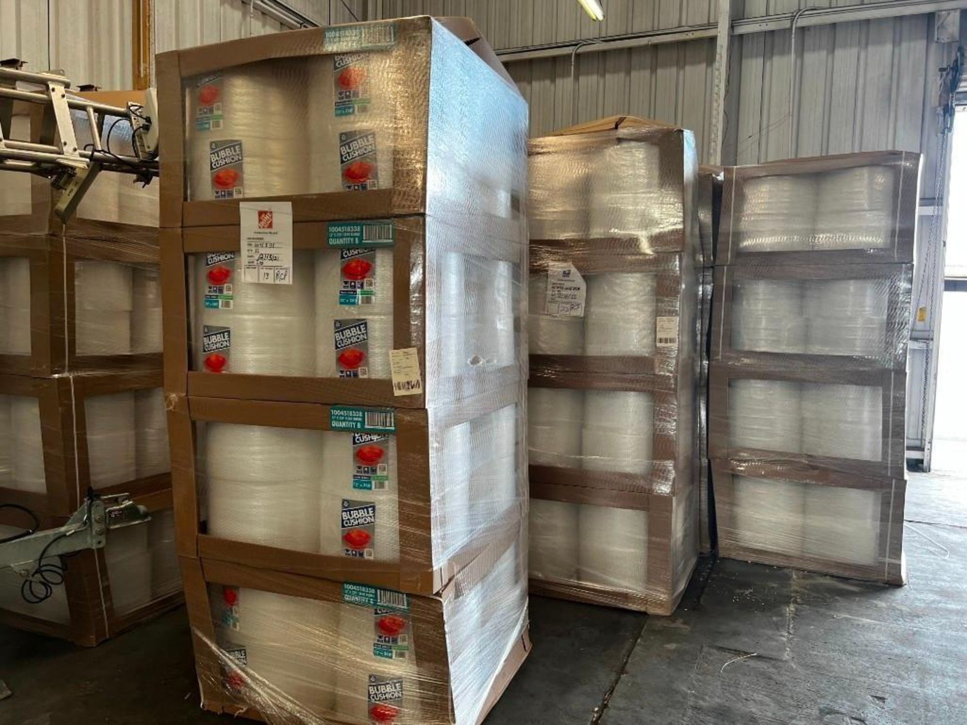 ONE SKID/STACK OF BUBBLE WRAP, 250' X 12" X 3/16", 32 ROLLS PER PALLET