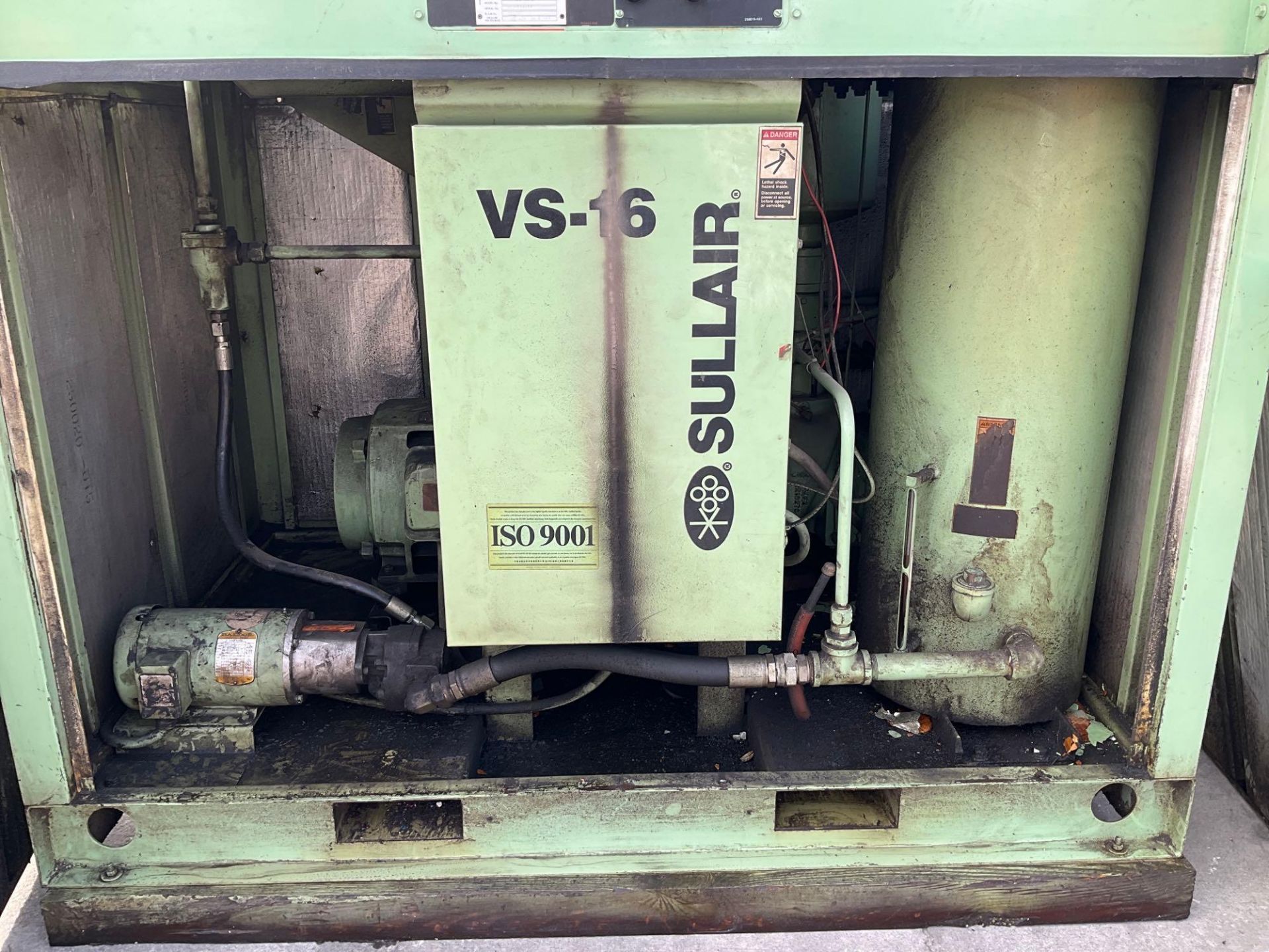 SULLAIR VS-16...ROTARY SCREW VACUUM SYSTEM MODEL RSVS16-40AC, BALDOR MOTOR - Image 9 of 19