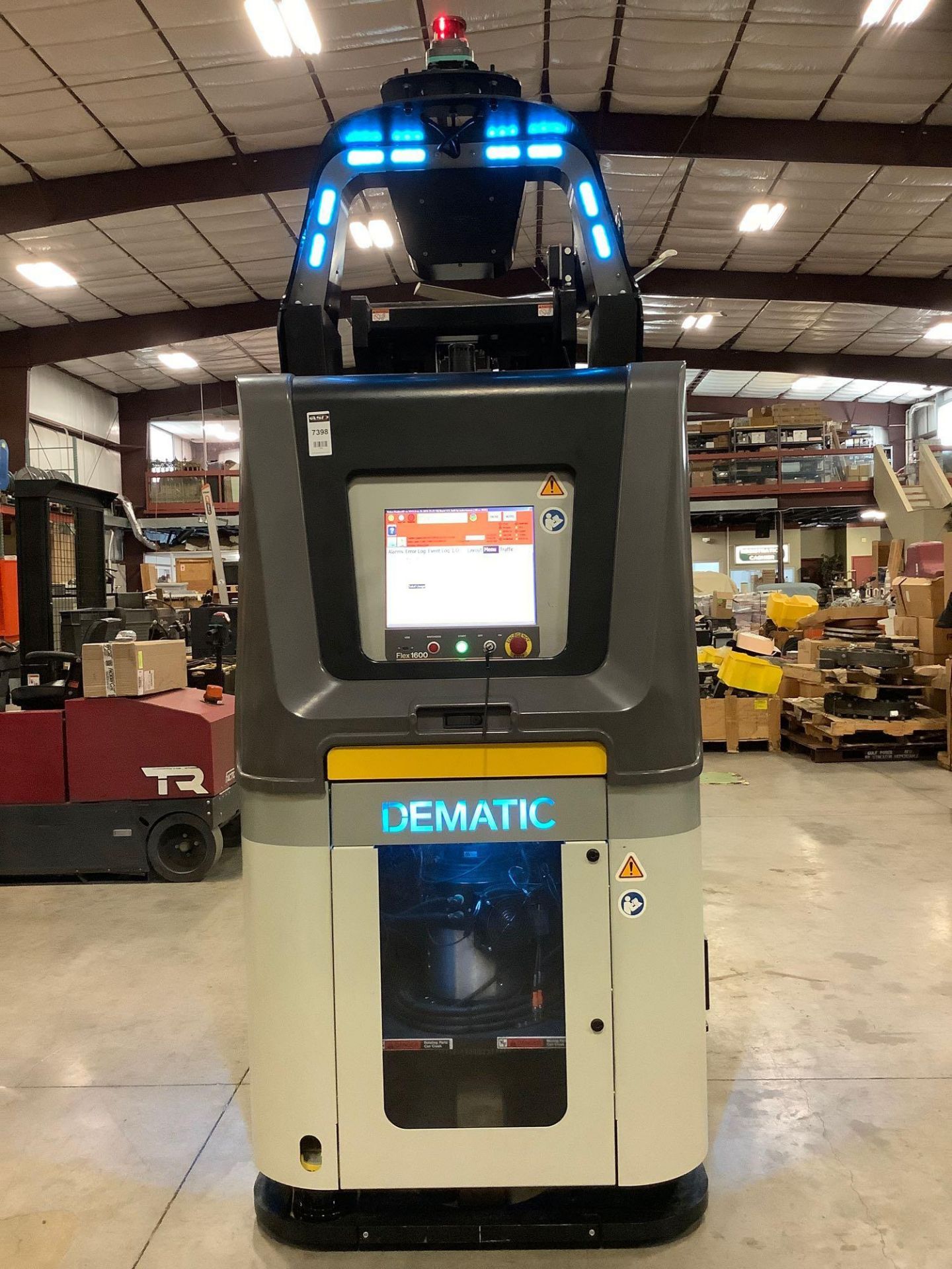DEMATIC AUTOMATED FLEX FORK 1600 QUAD MAST FORKLIFT, ELECTRIC, APPROX MAX CAPACITY 3,500 LBS - Image 2 of 22