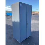 DURHAM INDUSTRIAL CABINET WITH CONTENTS , APPROX 36" W x 24? L x 72? T...