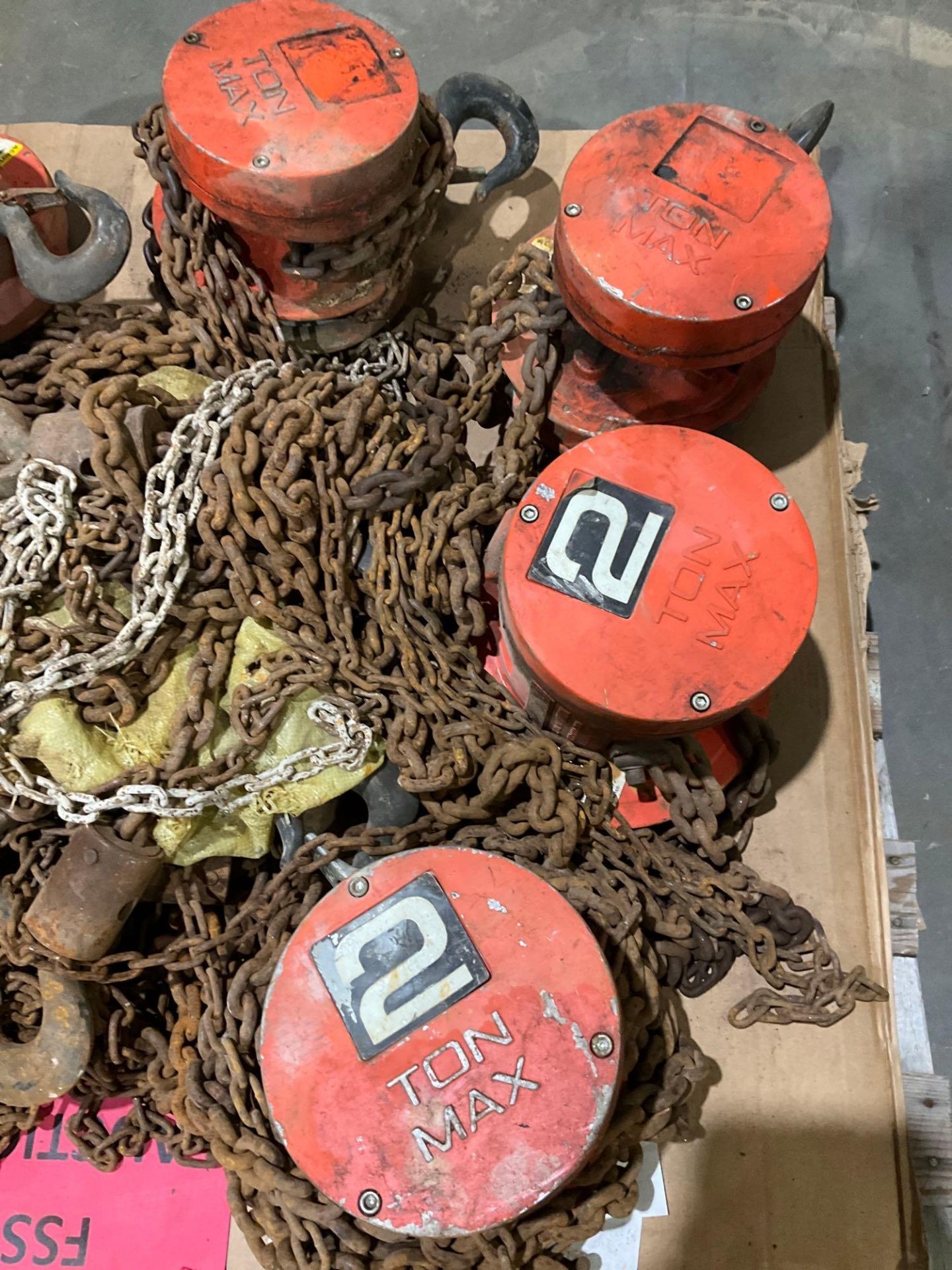 LOT OF ASSORTED CM CYCLONE CHAIN HOISTS, APPROX 7 TOTAL - Image 4 of 4