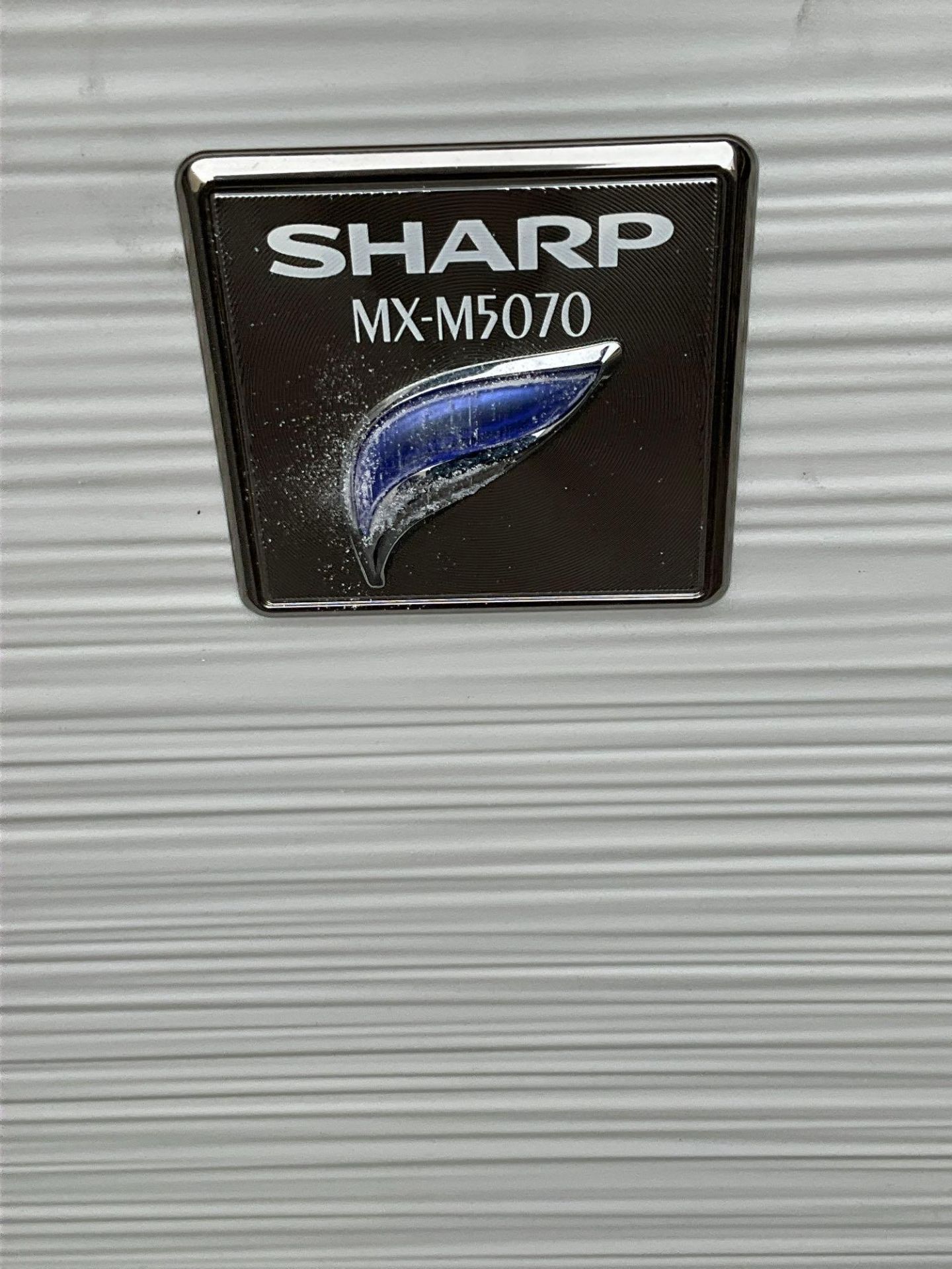 SHARP PRINTER DIGITAL MULTIFUNCTIONAL SYSTEM MODEL MX-M5070; SHARP FINISHER MODEL MX-FN30; STAND/... - Image 9 of 16