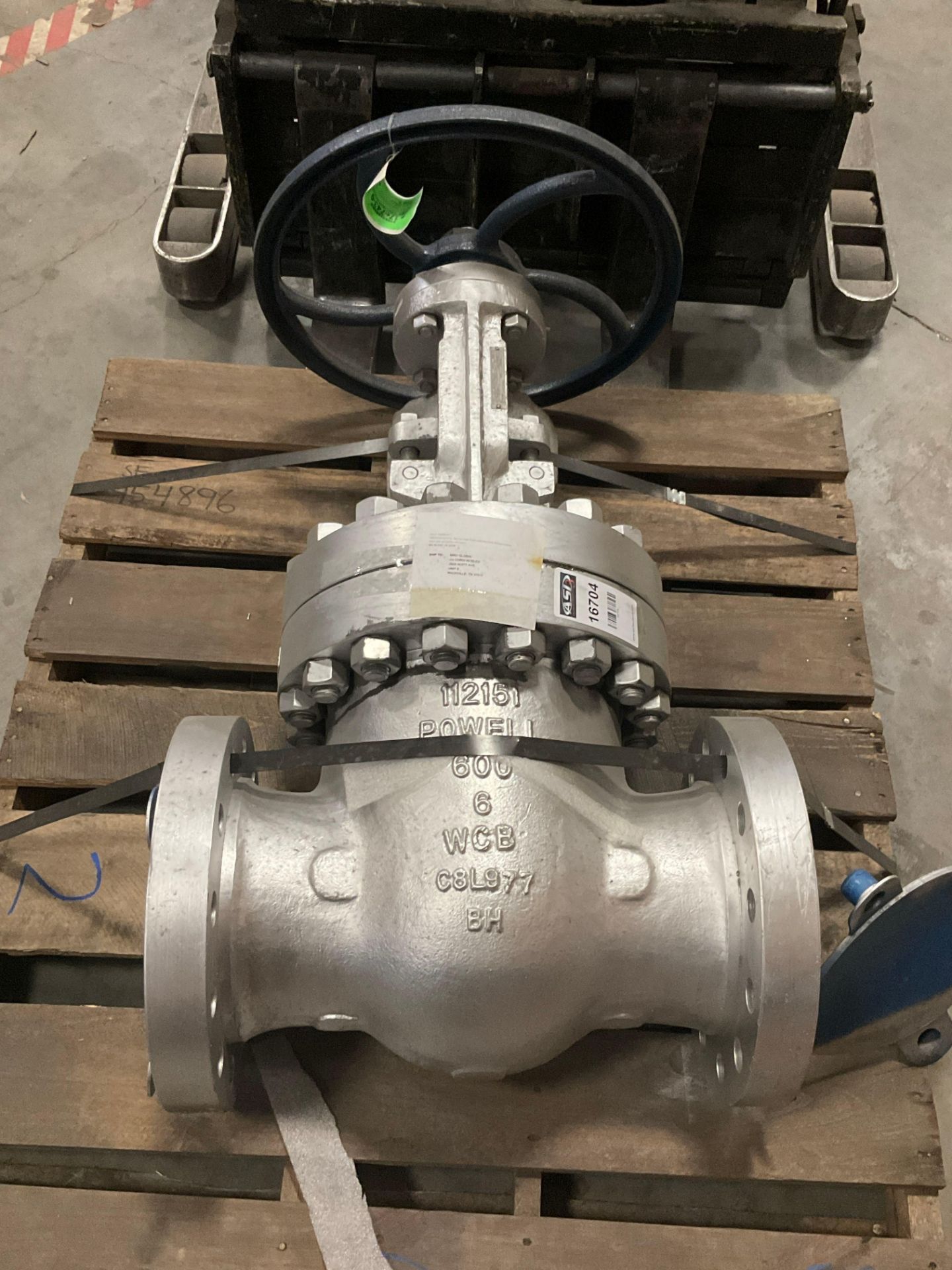 POWELL VALVES 6" 6003FC8GXXX GLOBE GATE VALVE B16.34 CL 600LB CR18