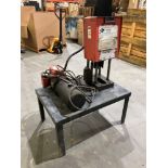 GATES POWER CRIMP WITH STEEL WORK TABLE, ELECTRICAL SHORT