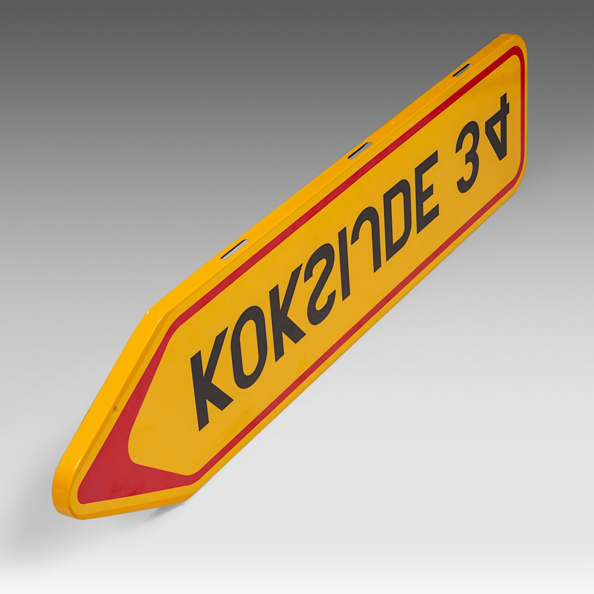 Joseph Willaert (1936-2014), 'Koksijde 34', 2006, road sign - Image 5 of 5