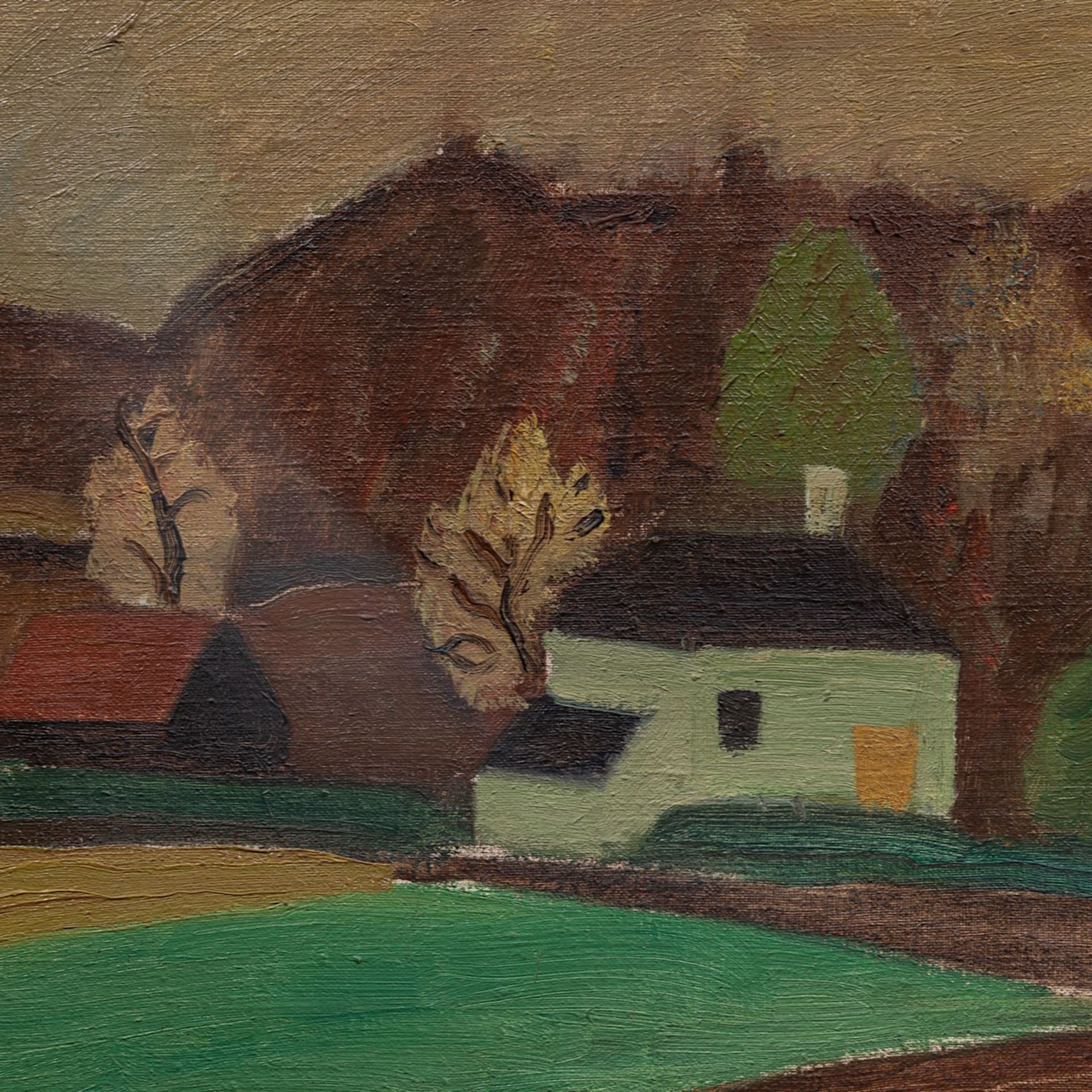 Gustave De Smet (1877-1943), 'Het Witte Huis', 1935, oil on canvas on panel 48 x 58 cm. (18.9 x 22.8 - Image 6 of 7