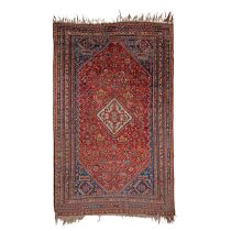 A woollen Persian Qashqai Kasqai rug, 153 x 232,5 cm