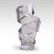 A 'Spirale' glass vase by Thomas Bastide for Baccarat, Ndeg 157/500, 2006, H 39,5 cm