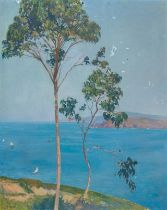 Francisco Llorens Diaz (1874-1948), Mediterranean landscape, oil on canvas, 75 x 60 cm. (29.5 x 23.6