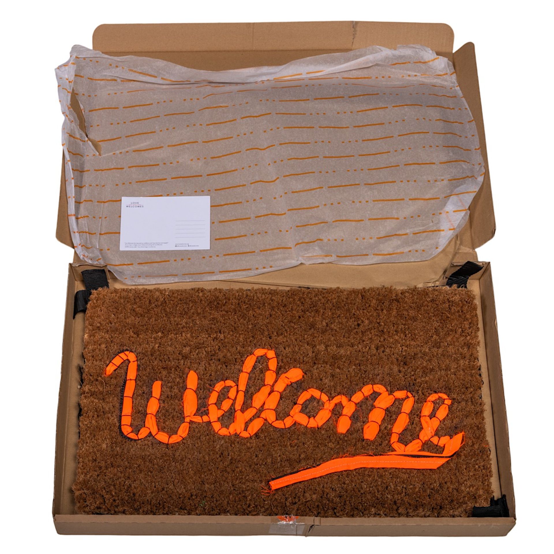 Banksy (1974), Welcome mat, edition by 'Gross Domestic Product', Ndeg 2316 40 x 60 cm. (15 3/4 x 23. - Bild 5 aus 7
