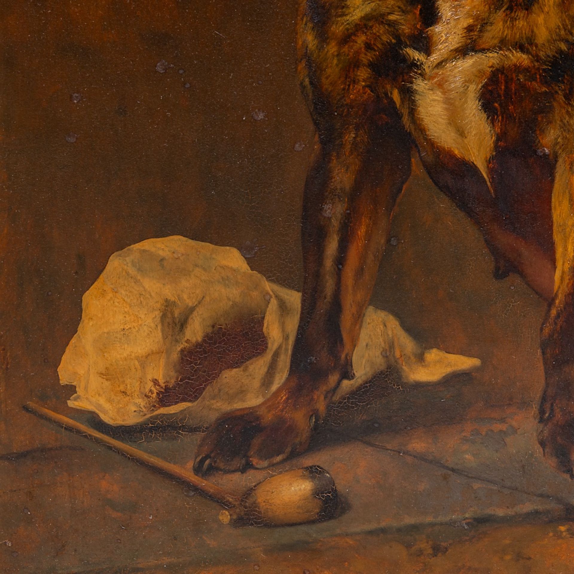 Charles Verlat (1824-1890), 'Dedain et Provocation', 1884, oil on mahogany 56 x 79 cm. (22.0 x 31.1 - Bild 6 aus 7