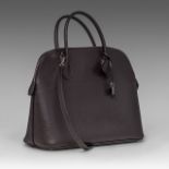 A Hermes bolide 34 CK brown veau epsom handbag, H 28 - W 37 - D 14 cm