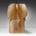 Pol Spilliaert (1935-2023), 'Twee figuren', polished bronze, 2010 85 x 57 x 26 cm. (33.4 x 22.4 x 10