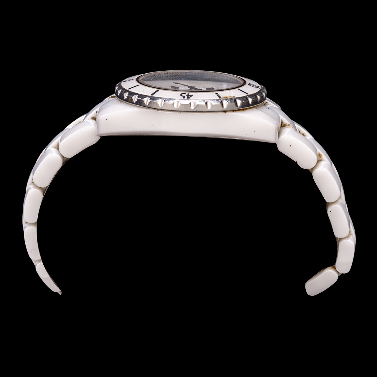 Chanel J12 Watch, white ceramic and steel, 33 mm, Ref. H5698 - Image 5 of 12