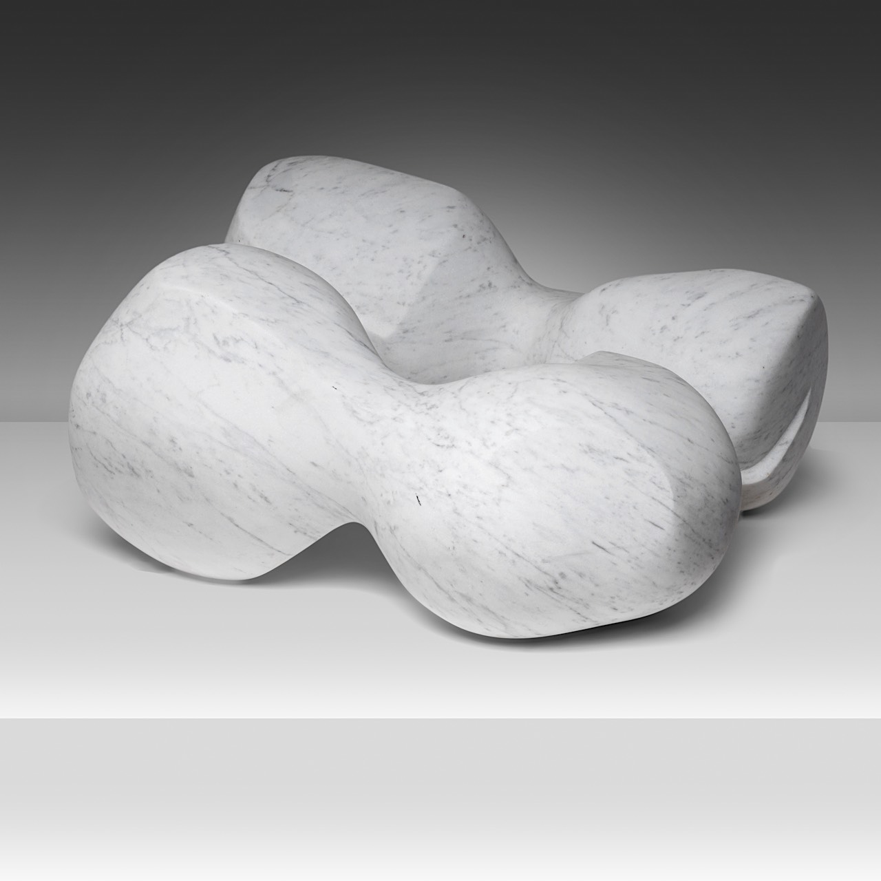 Pol Spilliaert (1935-2023), 'Embryo, geboorte', Carrara marble, 42 x 22 x 20 cm. (16.5 x 8.6 x 7.8 i - Image 9 of 11