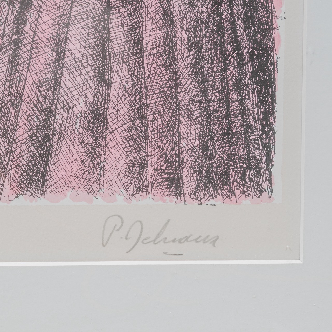 Paul Delvaux (1897-1994), 'Reine de Saba', screenprint, 5/75 60 x 43 cm. (23.6 x 16.9 in.), Frame: 1 - Image 4 of 7