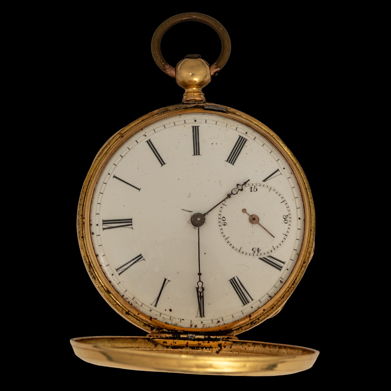 Three 19thC and 20thC 18ct gold case pocket watches - Image 11 of 15