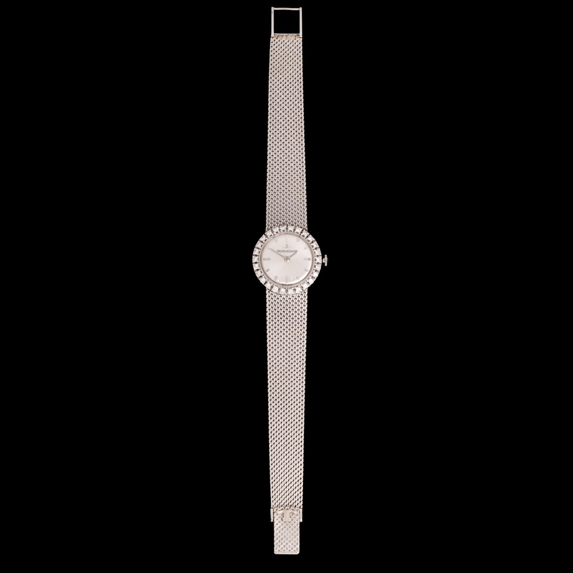 An 18ct white gold cocktail ladies wristwatch Jaeger-Lecoultre, total L 17,5 cm - total weight 44,7 - Image 2 of 10