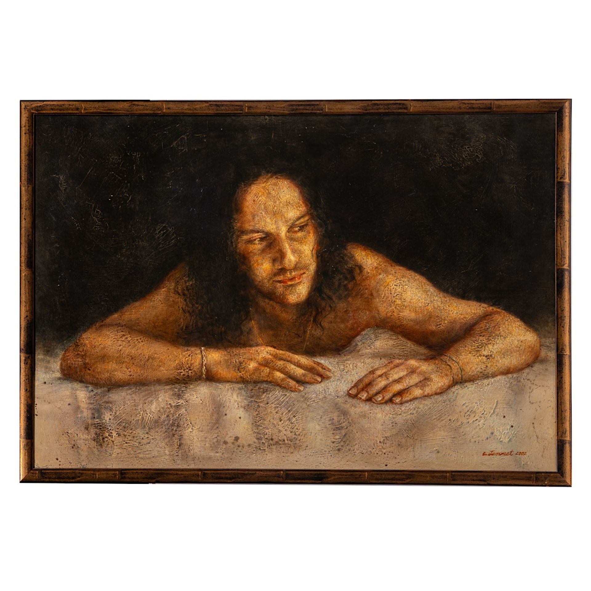 Claude Jammet (1953), three untitled works, 2002, oil on canvas, 88 x 66 / 70 x 90 / 66 x 100 cm - Bild 11 aus 13