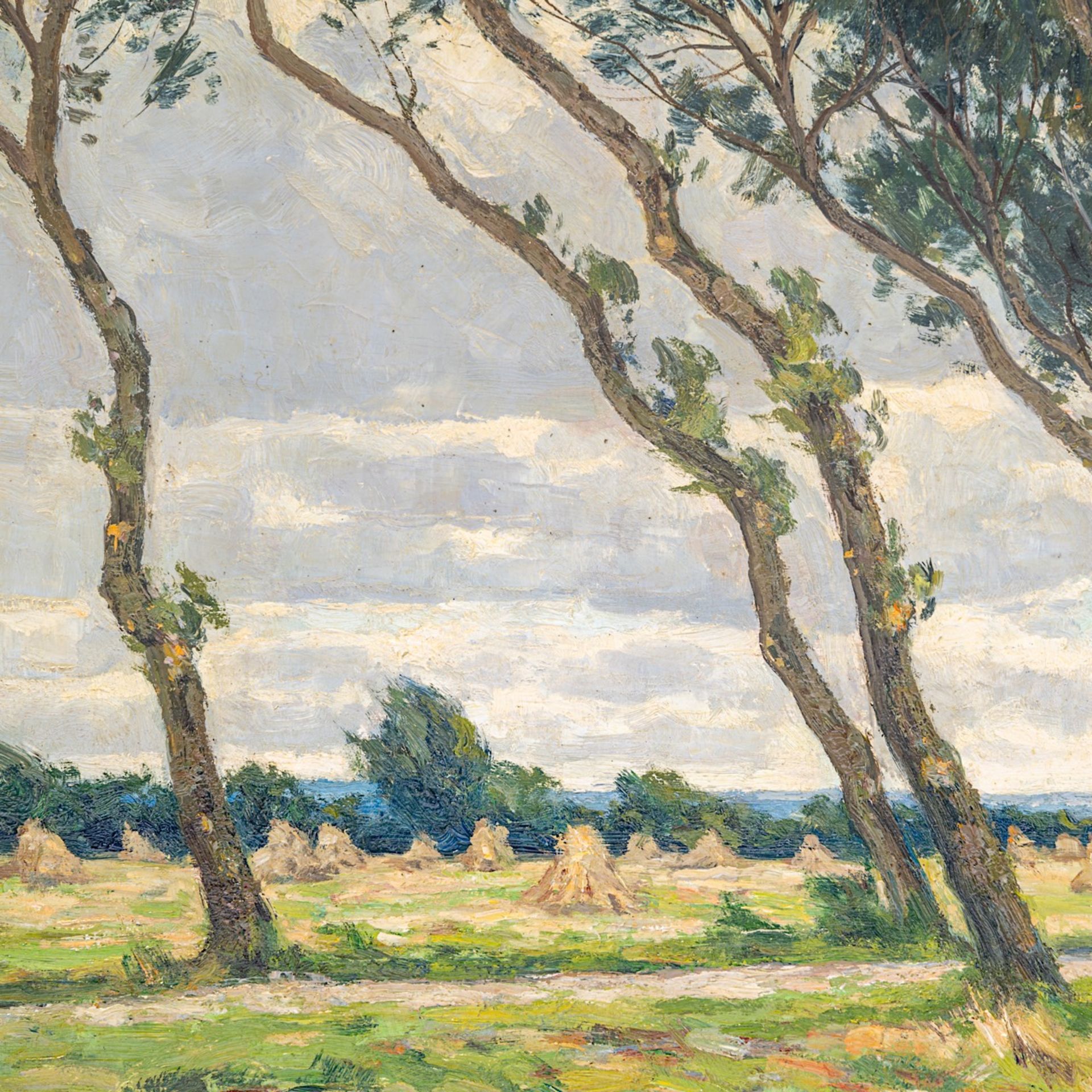 Louis Clesse (1889-1961), landscape with trees, 1939, oil on panel 60 x 75 cm. (23.6 x 29.5 in.), Fr - Image 10 of 10