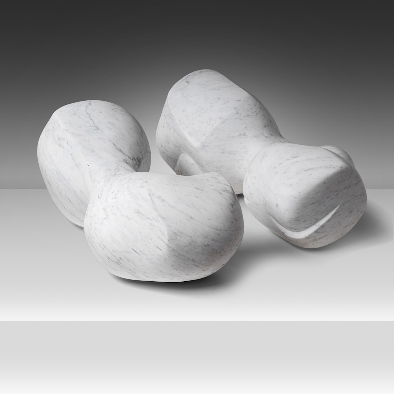 Pol Spilliaert (1935-2023), 'Embryo, geboorte', Carrara marble, 42 x 22 x 20 cm. (16.5 x 8.6 x 7.8 i - Image 11 of 11