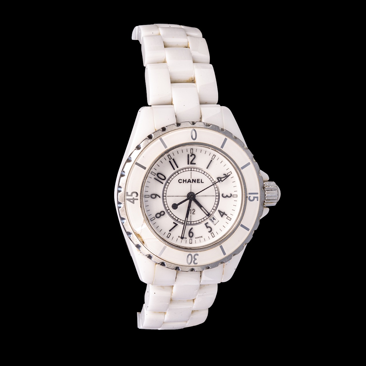 Chanel J12 Watch, white ceramic and steel, 33 mm, Ref. H5698 - Image 3 of 12