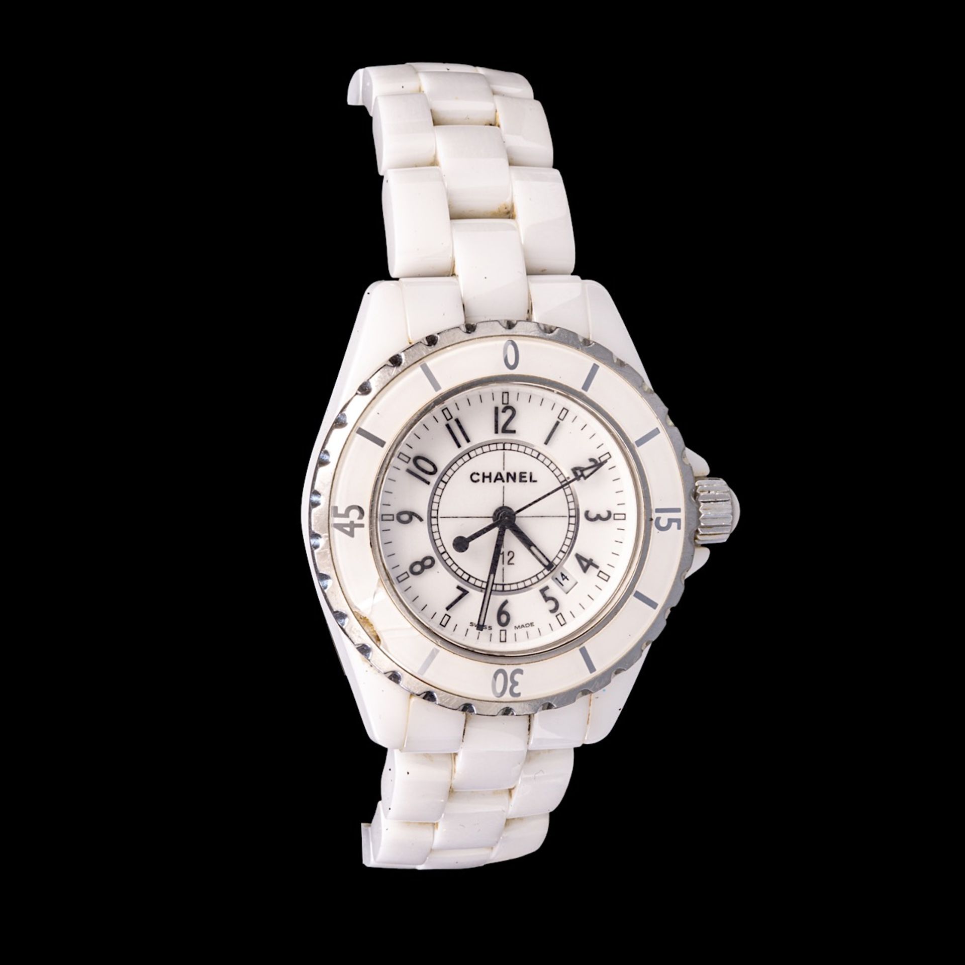 Chanel J12 Watch, white ceramic and steel, 33 mm, Ref. H5698 - Bild 3 aus 12