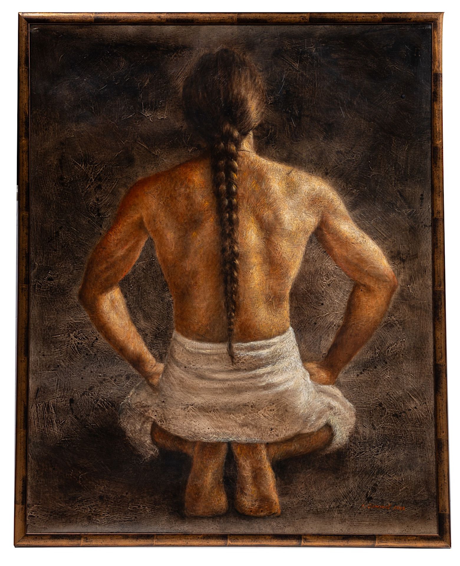 Claude Jammet (1953), three untitled works, 2002, oil on canvas, 88 x 66 / 70 x 90 / 66 x 100 cm - Bild 3 aus 13