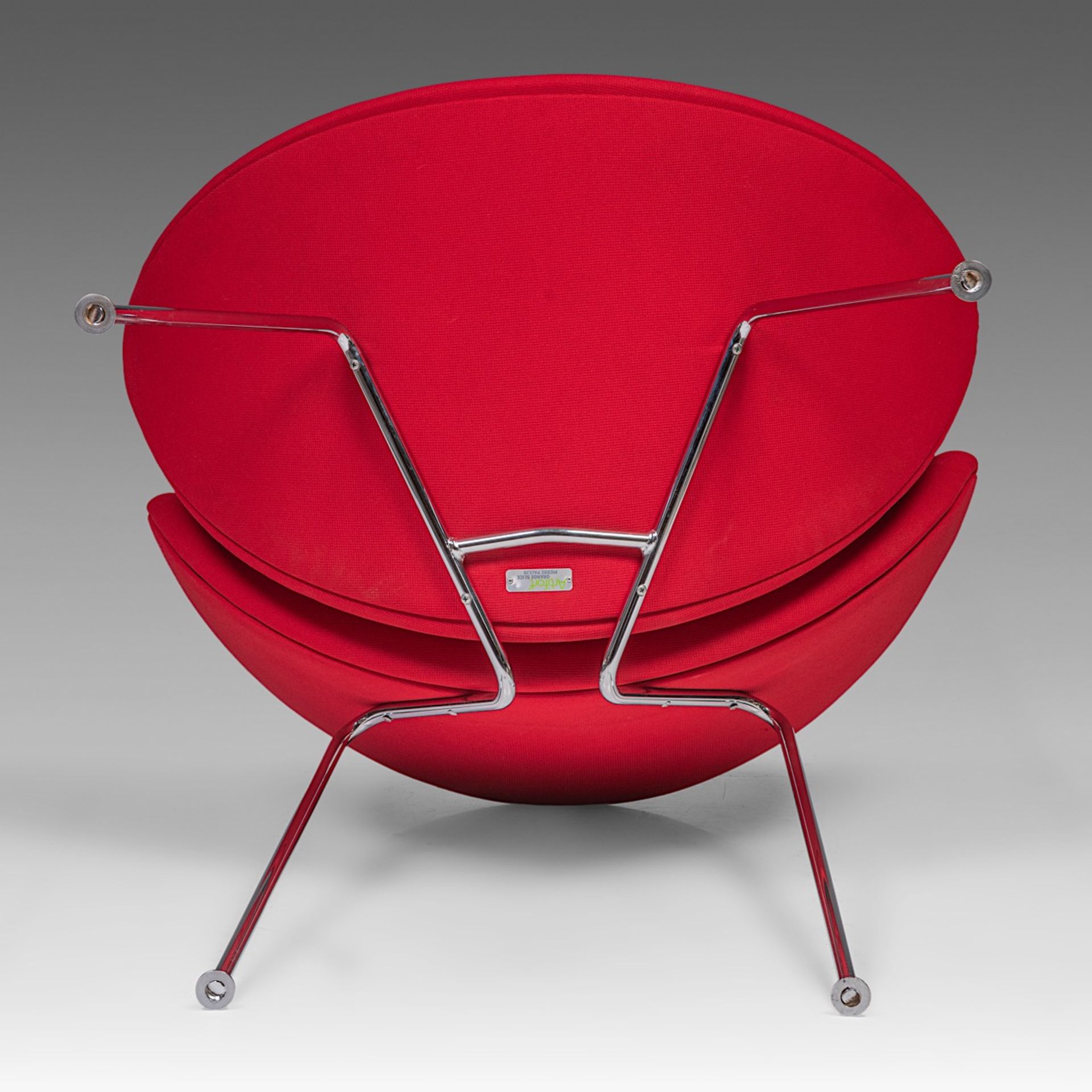 An Orange Slice chair by Pierre Pauline for Artifort, H 85 - W 82 cm - Bild 8 aus 9