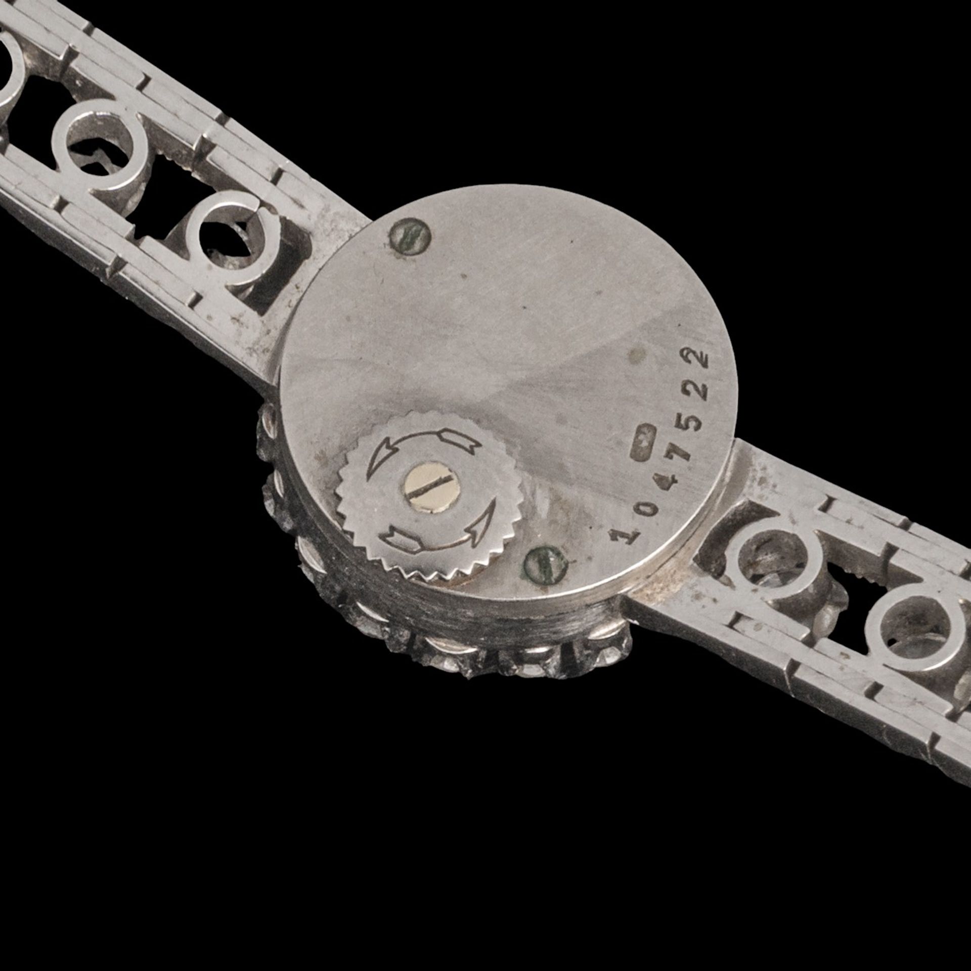 A Jaeger-Lecoultre ladies watch in 18ct white gold and set with diamonds, total weight: 21,3 g - Image 6 of 7