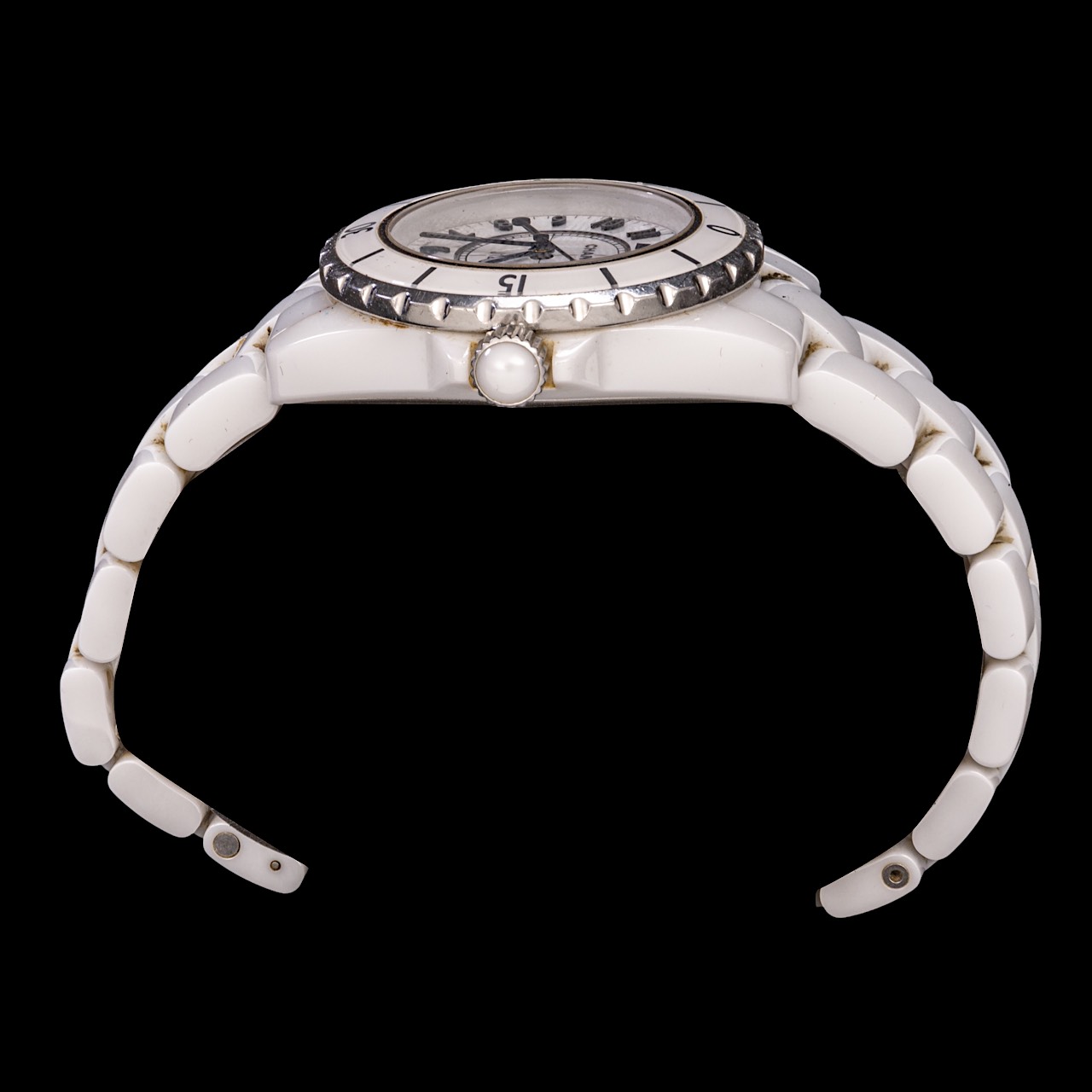 Chanel J12 Watch, white ceramic and steel, 33 mm, Ref. H5698 - Image 6 of 12