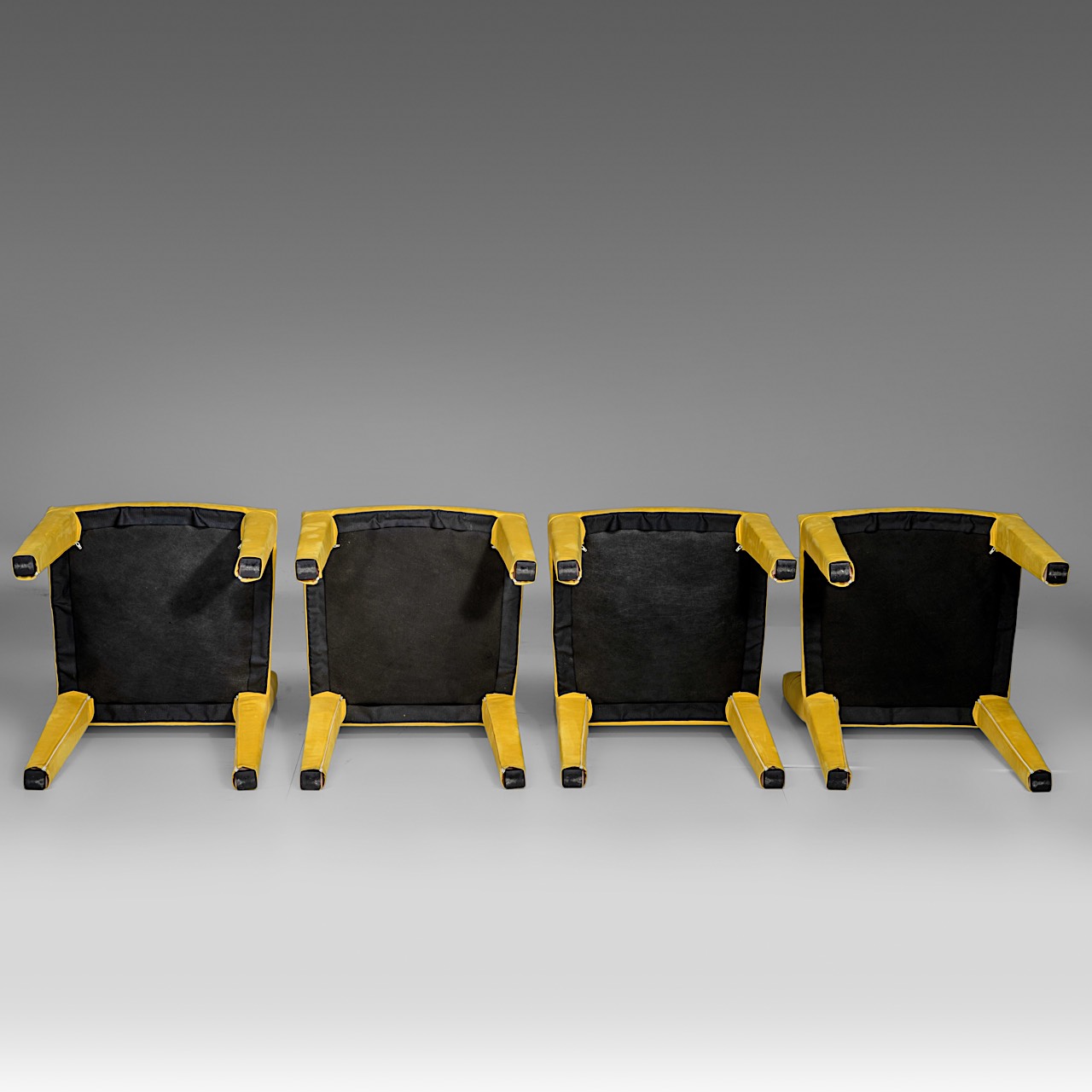 A set of four Antonio Citterio 'Panama' chairs for B&B Italia, H 84 cm (+) - Image 7 of 9