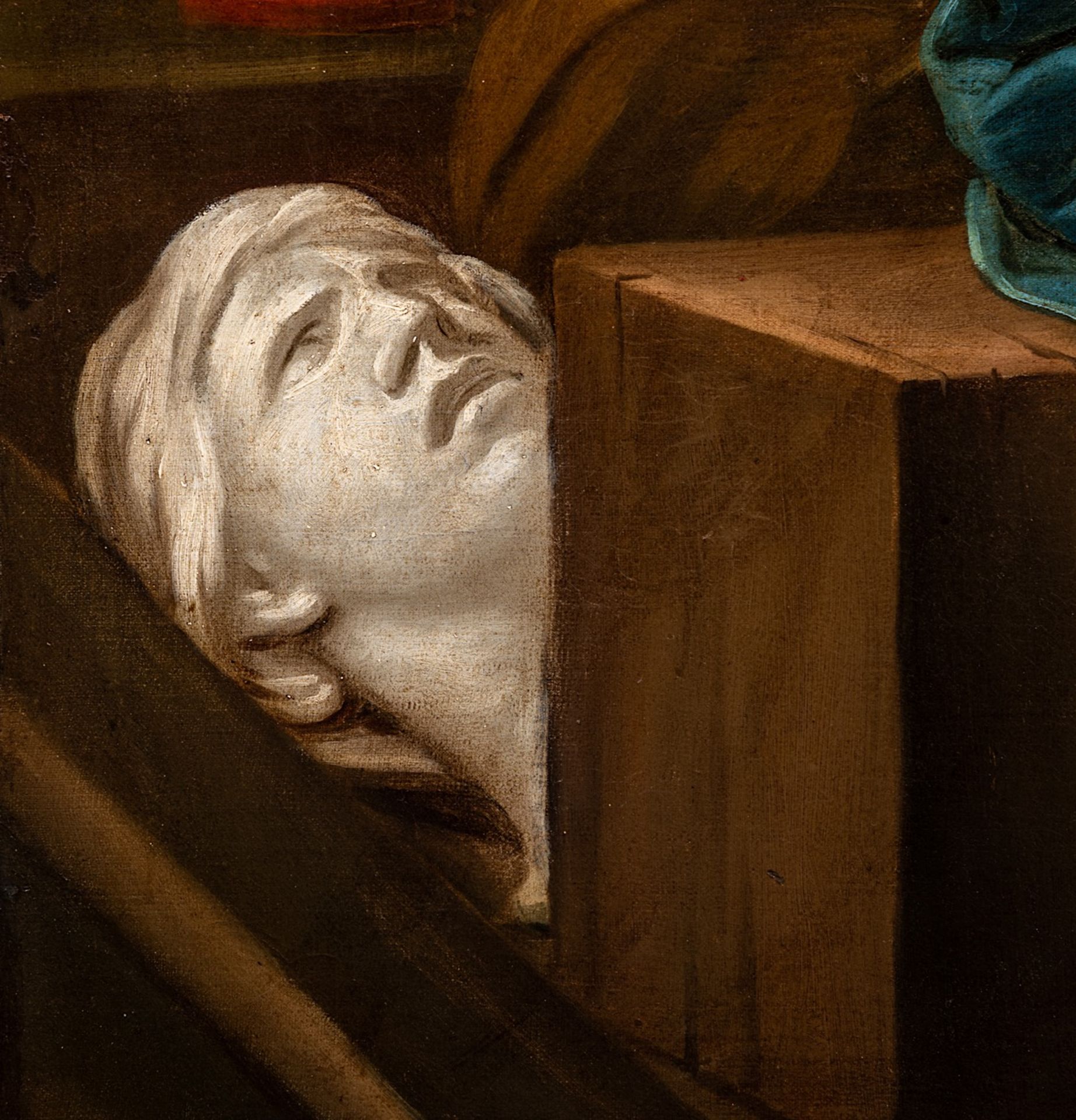 Attributed to Carle Van Loo (1705-1765), 'Sculpture', oil on canvas 95 x 88 cm. (37.4 x 34.6 in.), F - Bild 6 aus 7