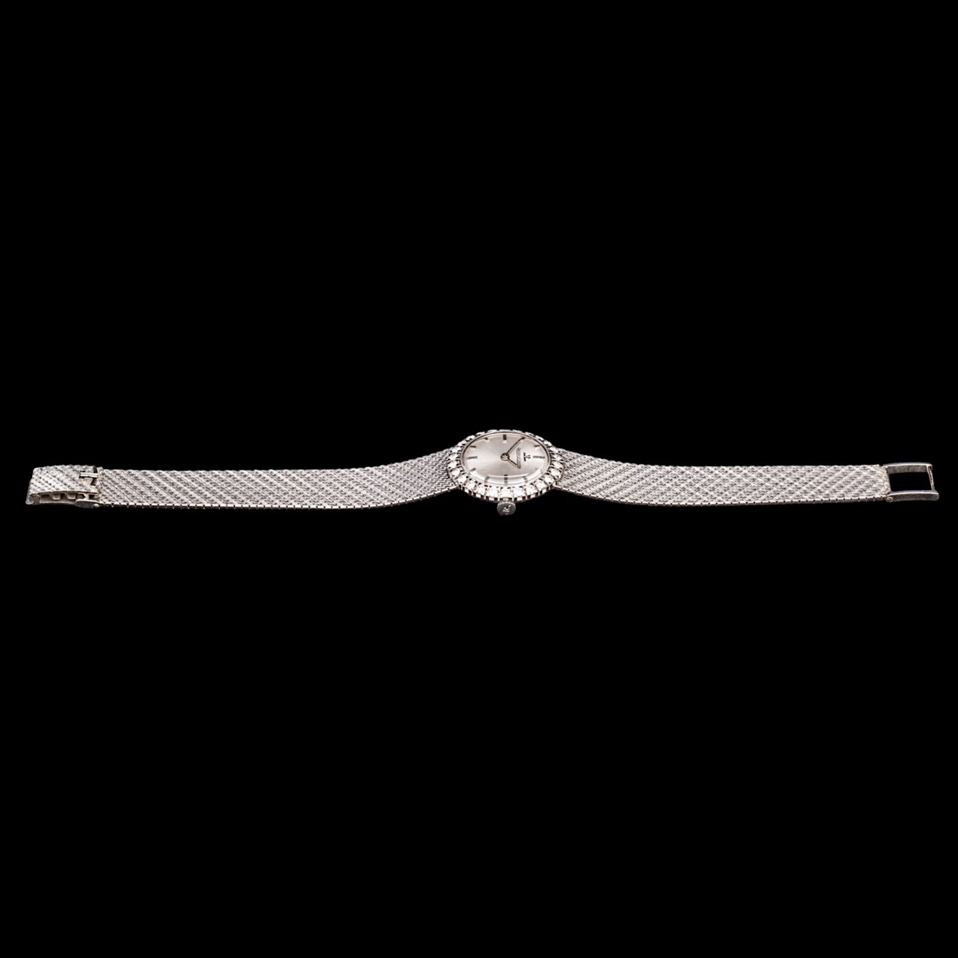 An 18ct white gold cocktail ladies wristwatch Jaeger-Lecoultre, total L 17,5 cm - total weight 44,7 - Image 8 of 10