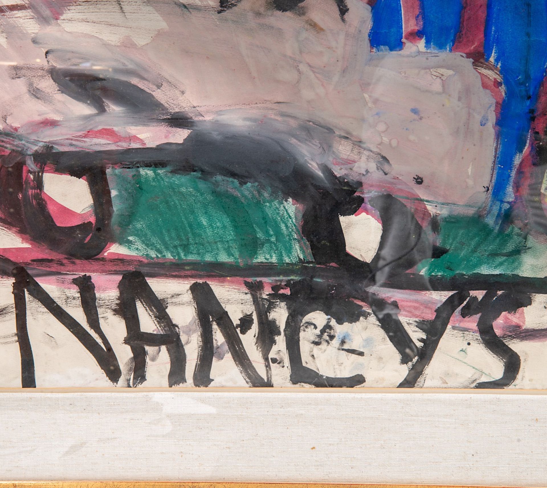 Jim Dine (1935), 'Nancy's car', 1960, gouache on paper 60 x 83 cm. (23.6 x 32.6 in.), Frame: 93 x 11 - Bild 5 aus 9