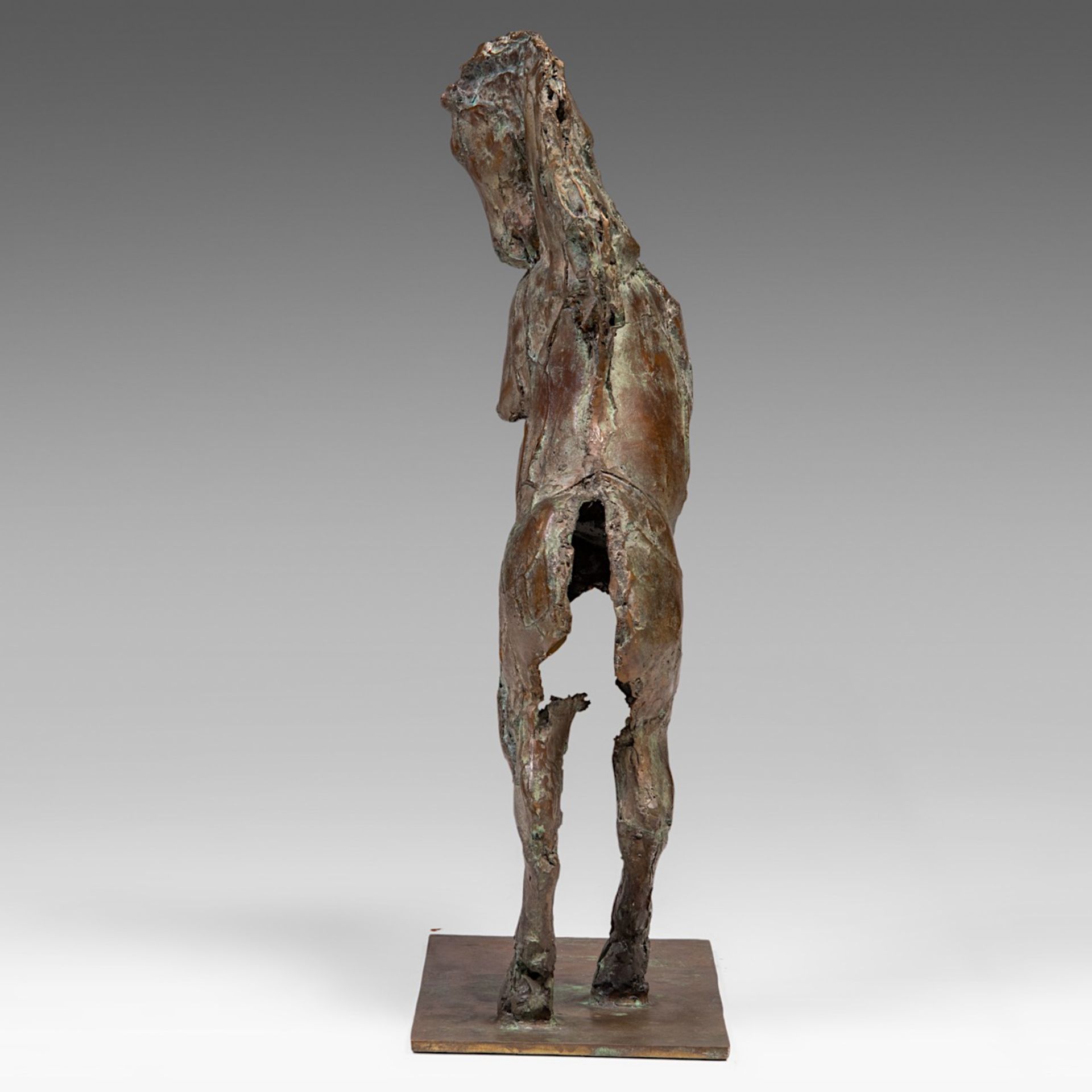 Jan Desmarets (1961), rearing horse, patinated bronze, 4/8 76 x 44.5 cm. (29.9 x 17.5 in.) - Bild 3 aus 7