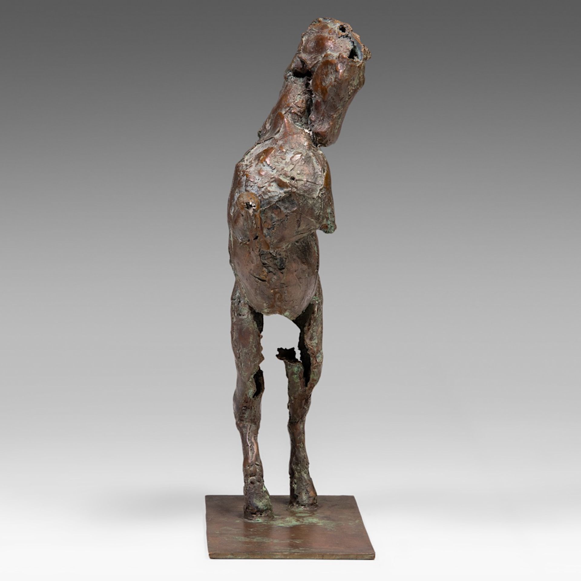 Jan Desmarets (1961), rearing horse, patinated bronze, 4/8 76 x 44.5 cm. (29.9 x 17.5 in.) - Image 6 of 7