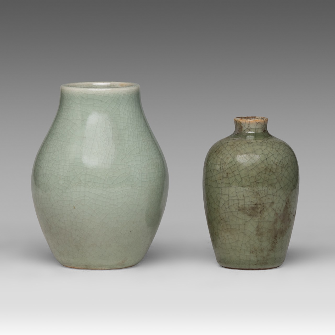 A collection of seven Chinese porcelain ware, 18thC - 20thC, tallest H 30 cm (7) - Image 5 of 15