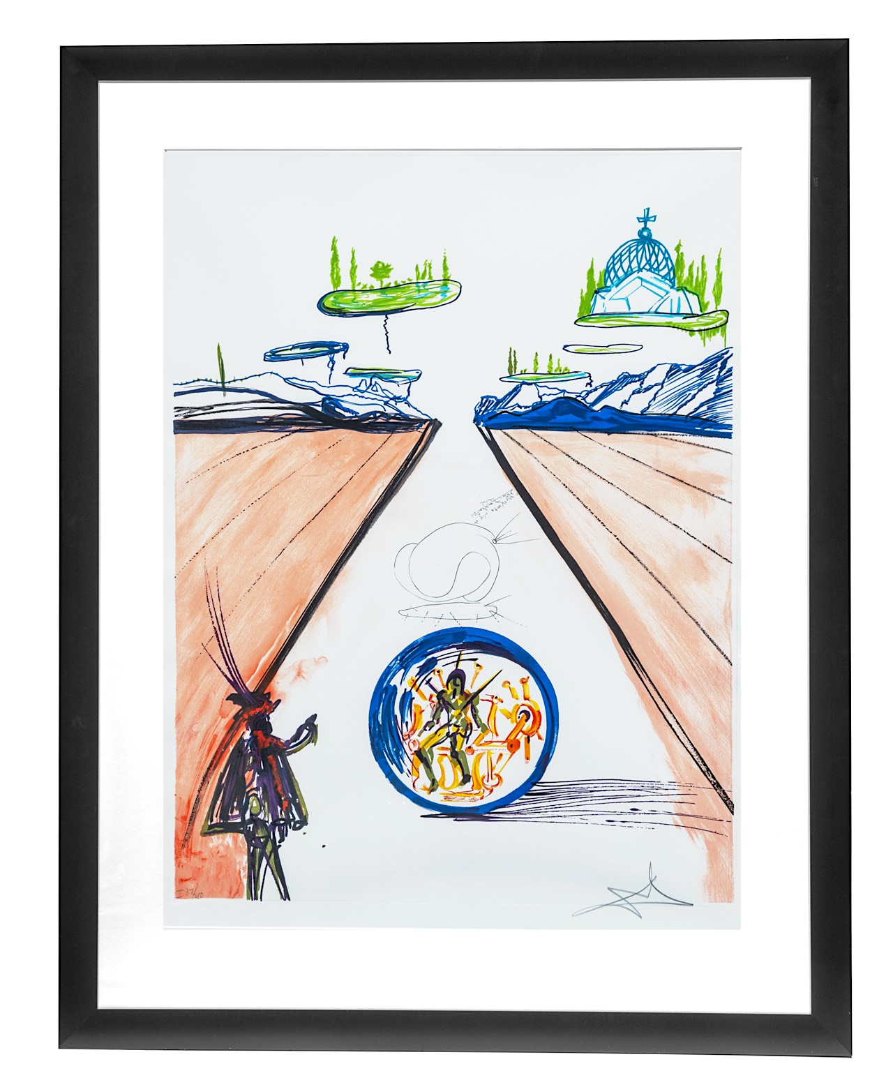 Salvador Dali (1904-1989), 'Imaginations et Objets du Futur', 1975, portfolio with ten framed lithog - Image 6 of 37