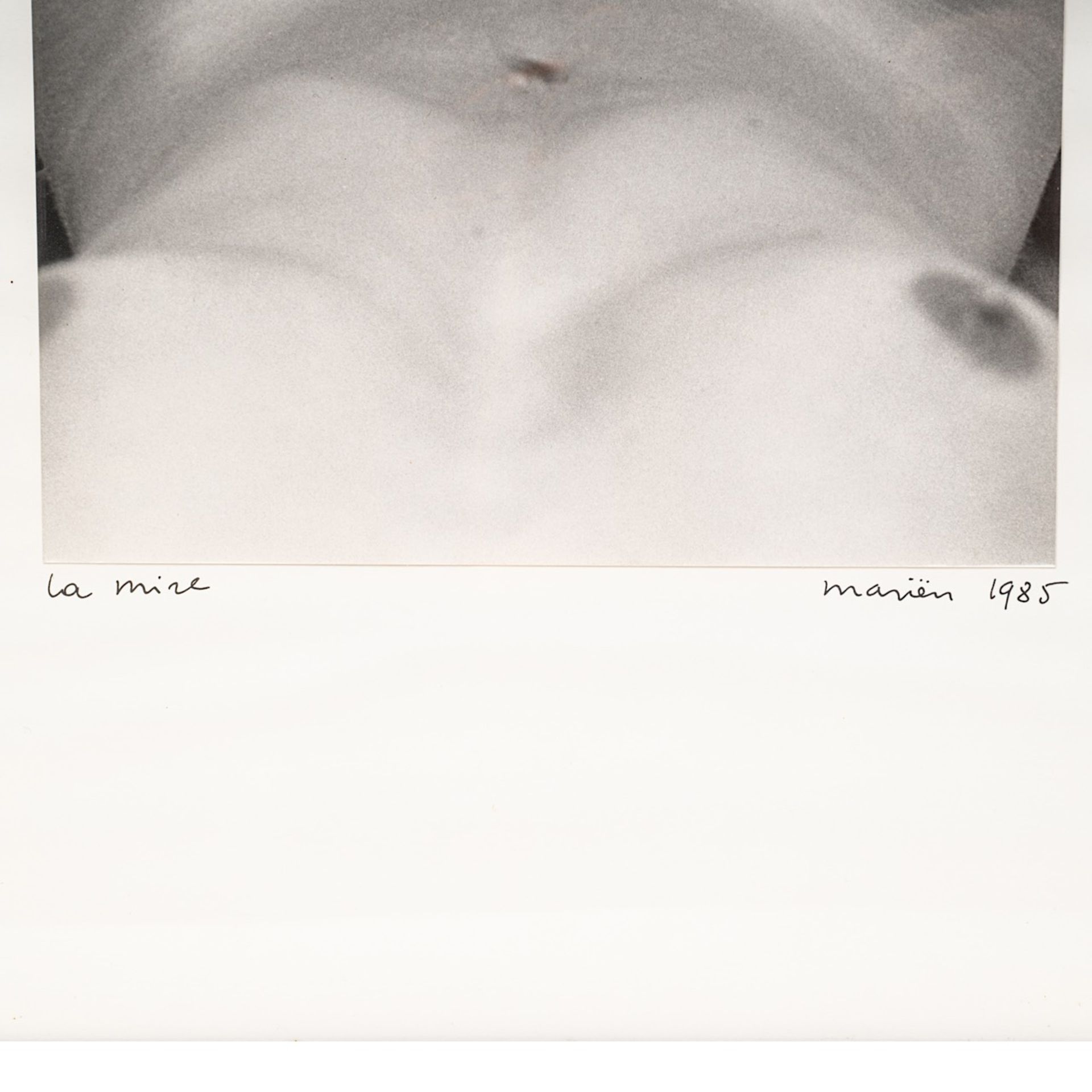 Marcel Marien (1920-1993), 'La Mire', 1985, gelatine silver print 24 x 18 cm. (9.4 x 7.0 in.), Frame - Image 4 of 4