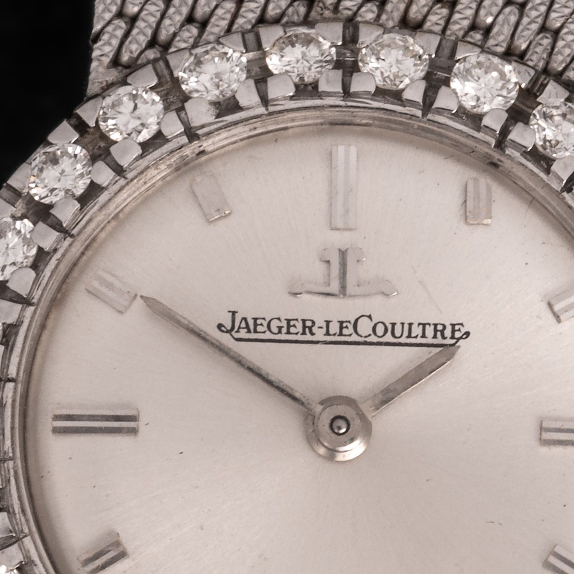 An 18ct white gold cocktail ladies wristwatch Jaeger-Lecoultre, total L 17,5 cm - total weight 44,7 - Image 5 of 10