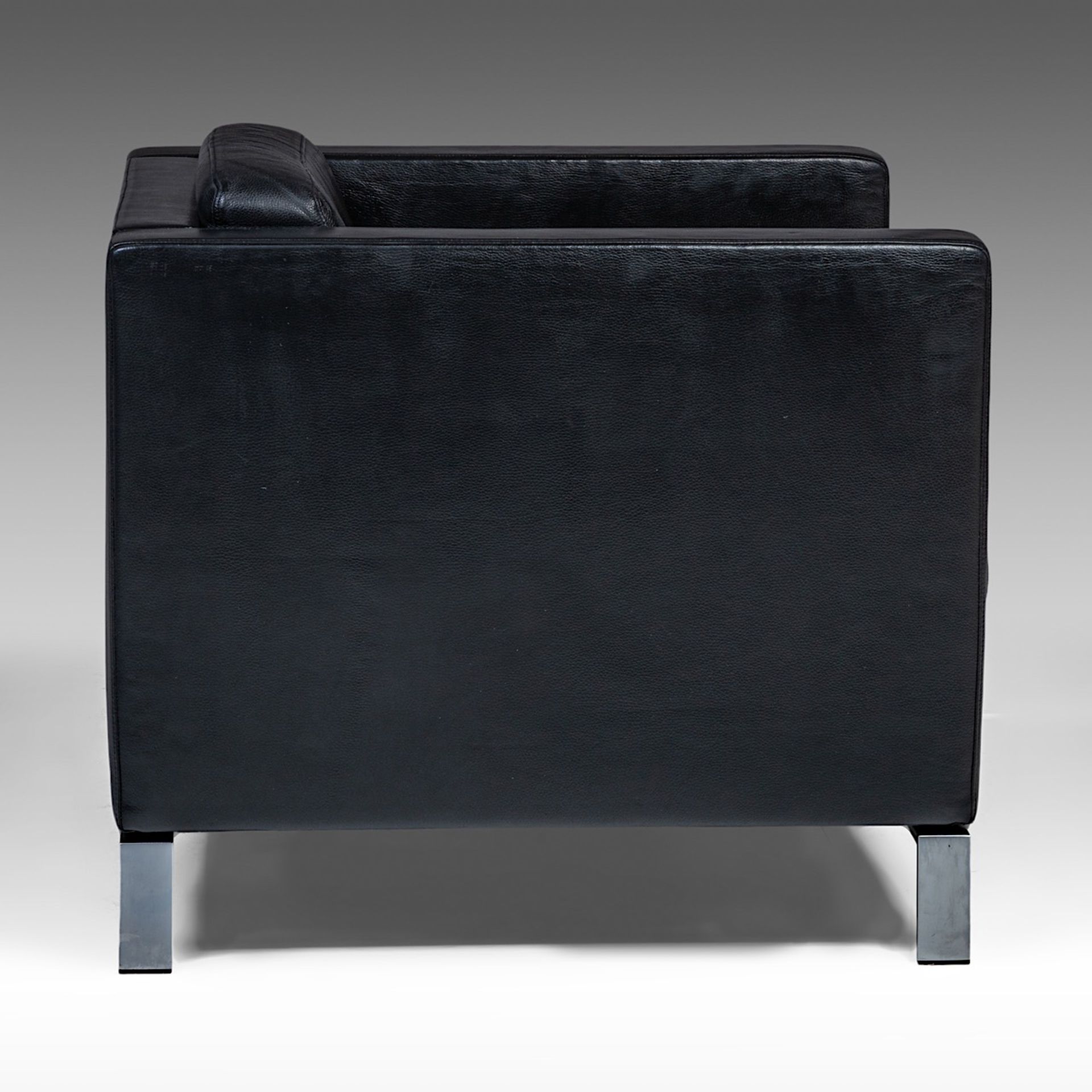 A '501' armchair by Norman Fosters for Walter Knoll, 1995, H 70 - W 80 - D 80 cm - Bild 6 aus 10