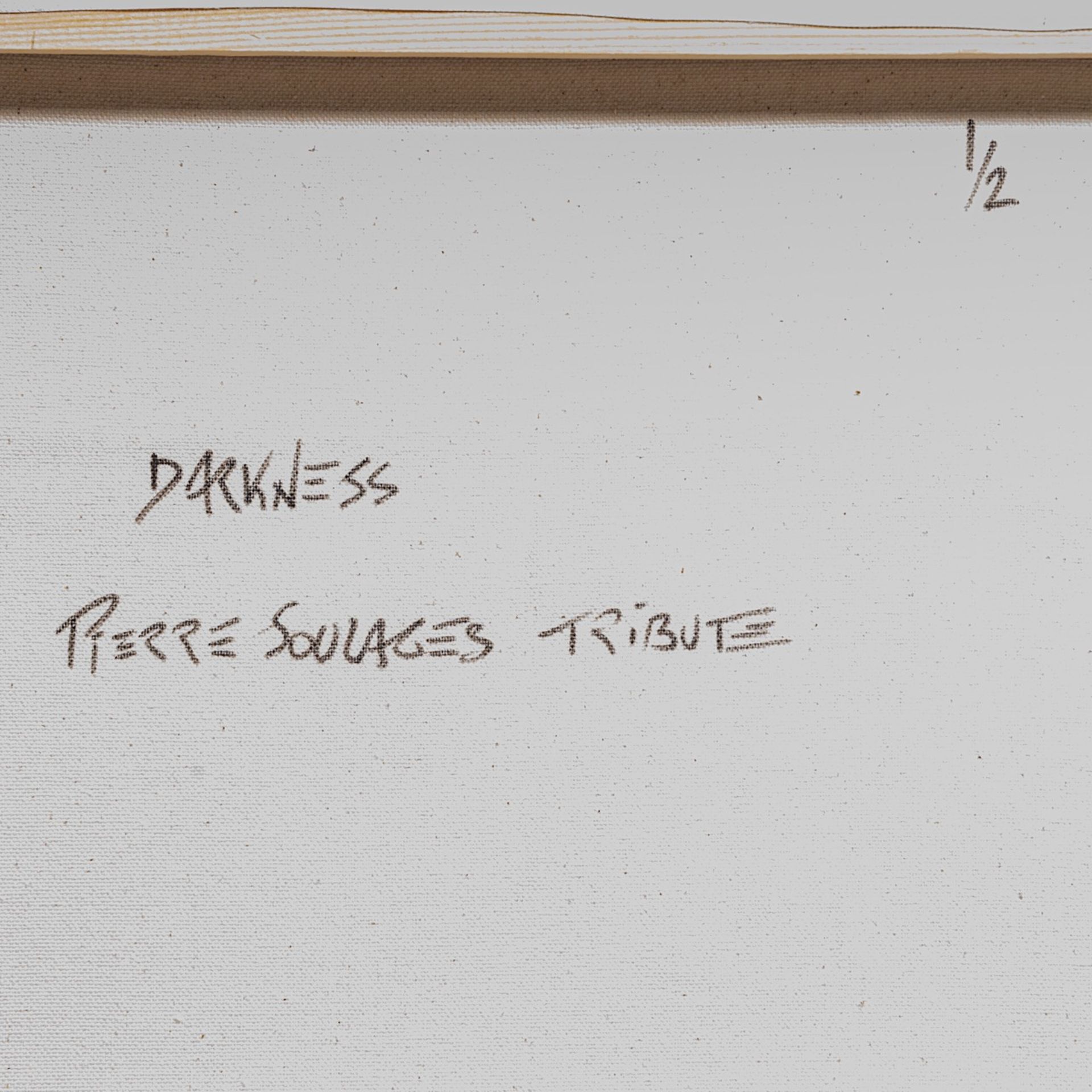 Ronan Martin, Darkness, Pierre Soulages Tribute', diptych, 2023, mixed media (+) 60 x 50 cm. (23.6 x - Bild 10 aus 13