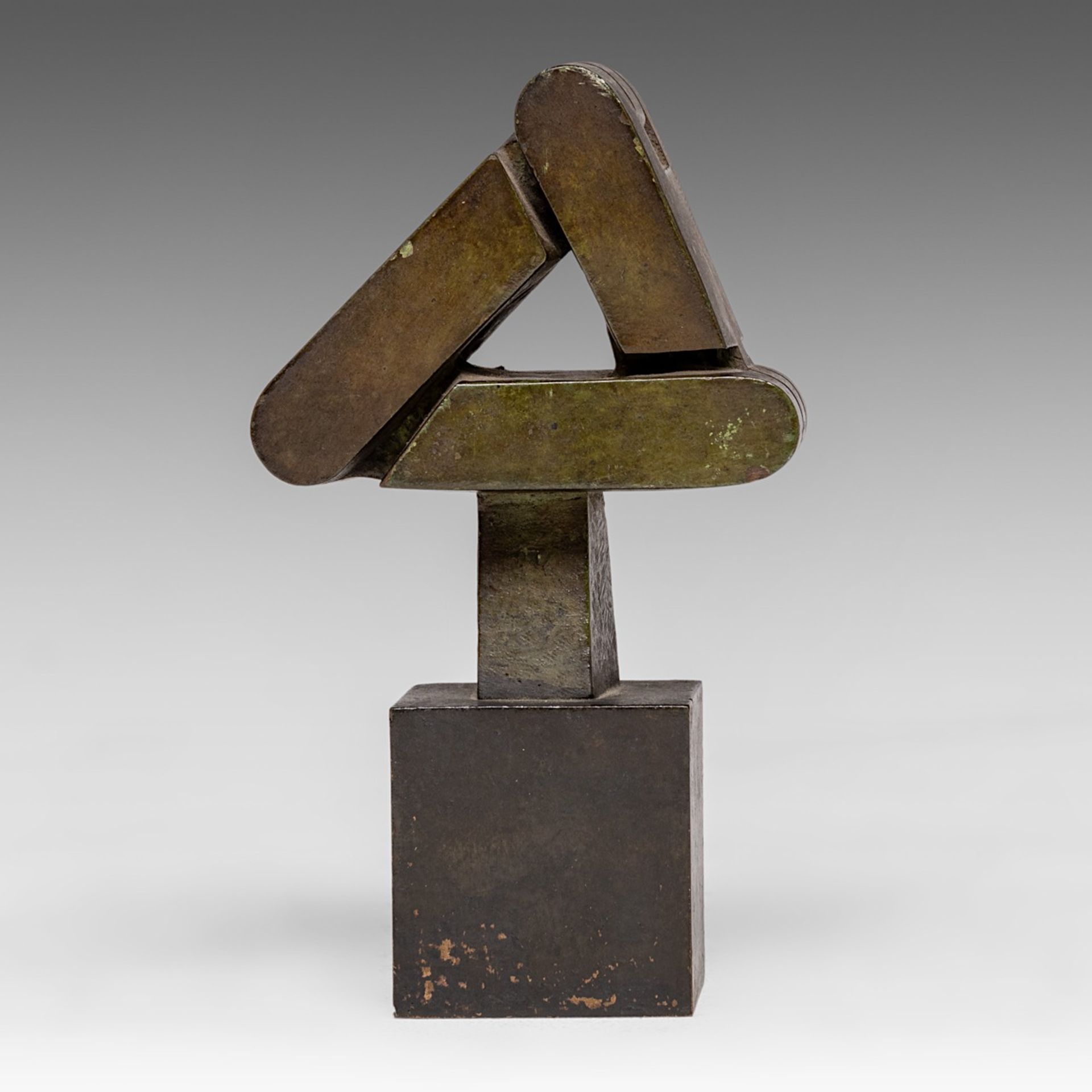 Sorel Etrog (1933-2014), untitled, patinated bronze, H 14 cm - Image 2 of 6