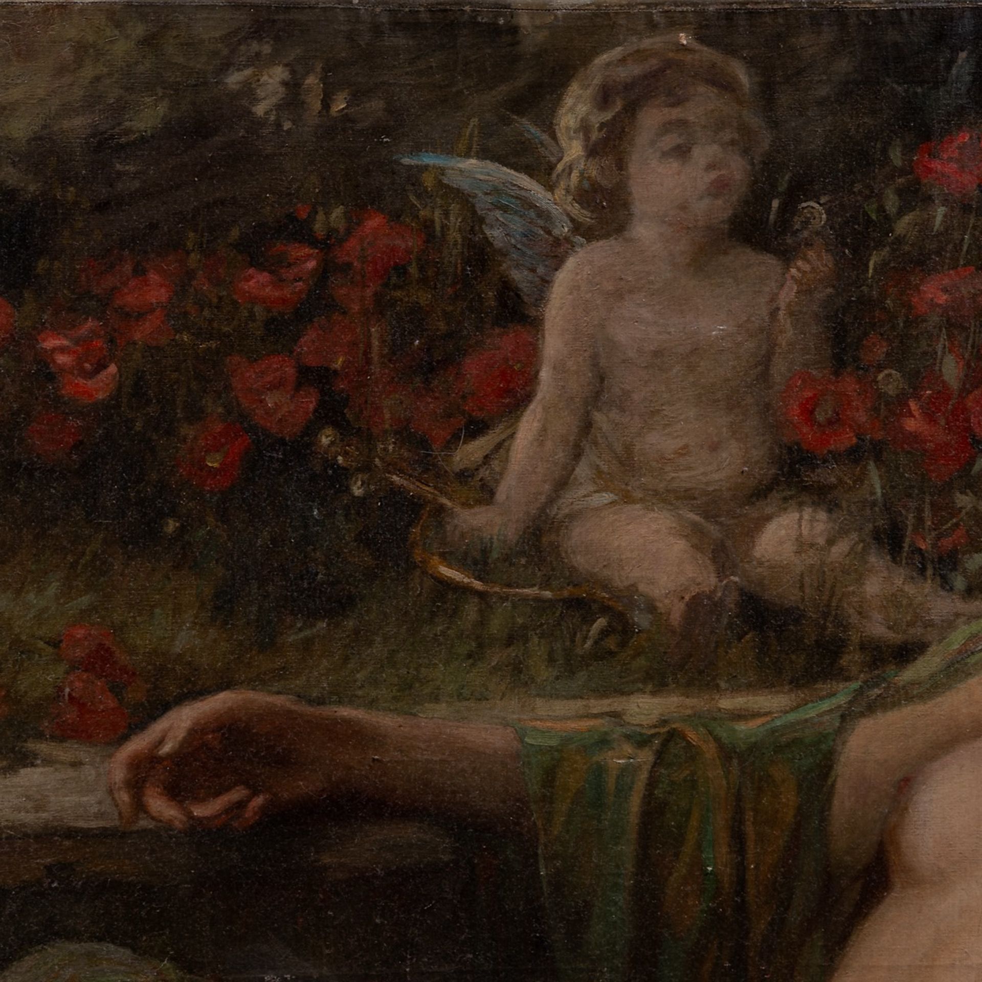 John William Schofield (1865-1944), sleeping nude, oil on canvas 110 x 160 cm. (43.3 x 62.9 in.) - Bild 5 aus 11