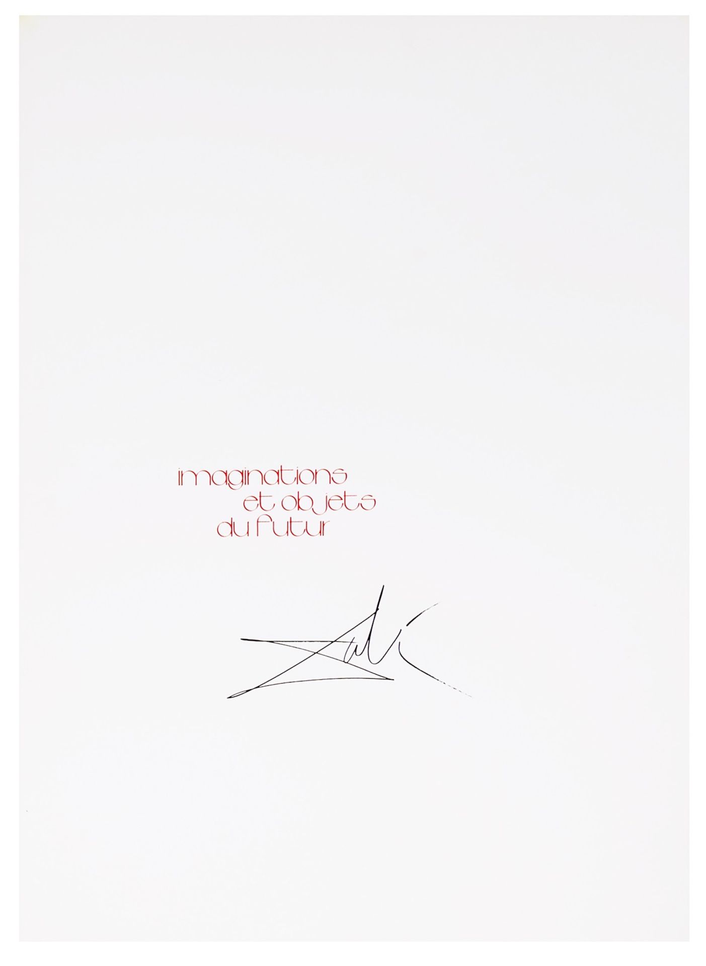 Salvador Dali (1904-1989), 'Imaginations et Objets du Futur', 1975, portfolio with ten framed lithog - Image 33 of 37