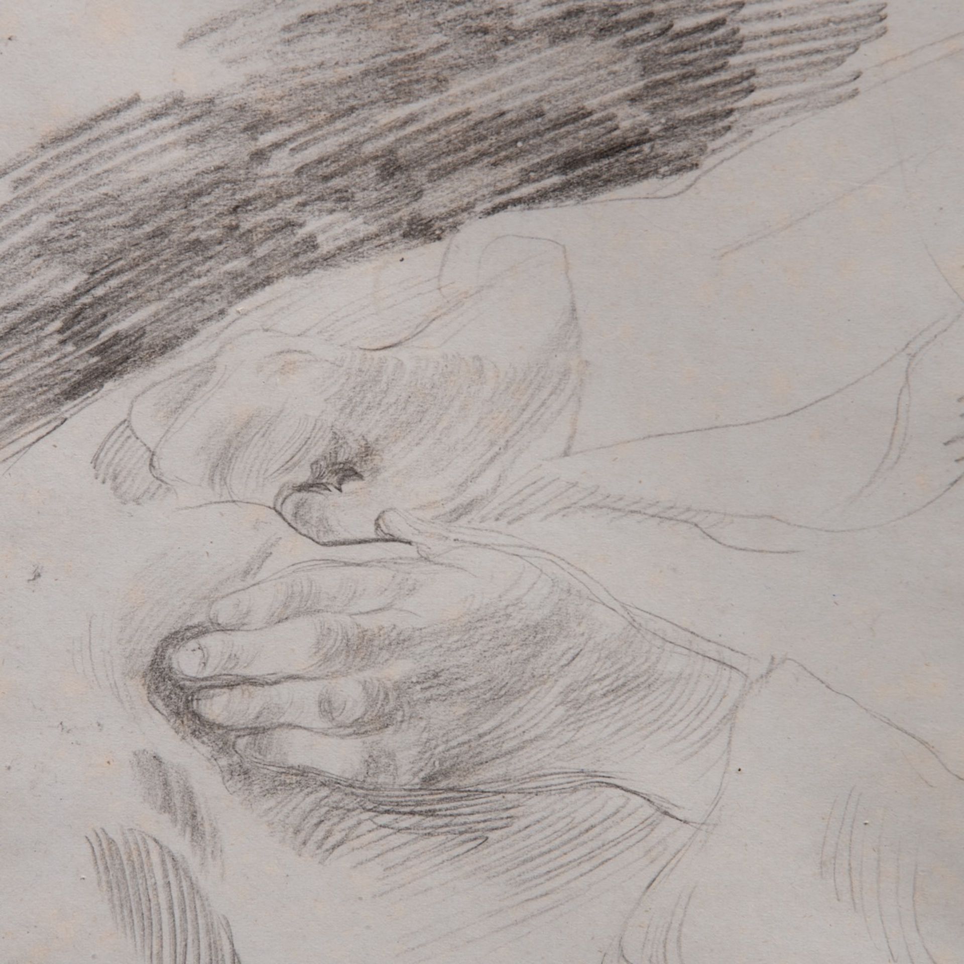 James Ensor (1860-1949), hands at work, pencil drawing on paper 16.5 x 21 cm. (6 1/2 x 8.2 in.), Fra - Bild 5 aus 5
